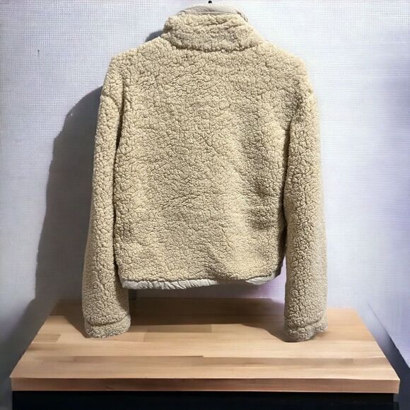 Coffee Shop NY Soft Cropped Jacket, Beige - Picture 3 of 5